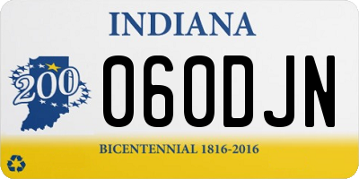 IN license plate 060DJN