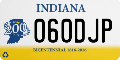 IN license plate 060DJP