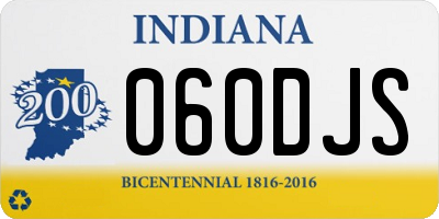 IN license plate 060DJS