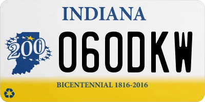 IN license plate 060DKW