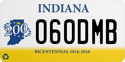 IN license plate 060DMB