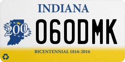 IN license plate 060DMK