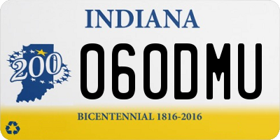 IN license plate 060DMU