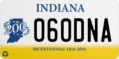 IN license plate 060DNA