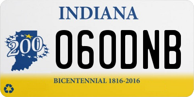 IN license plate 060DNB