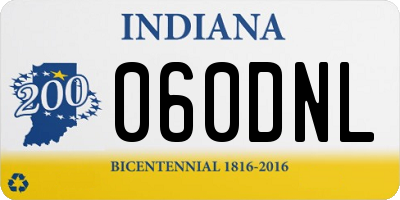 IN license plate 060DNL