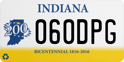 IN license plate 060DPG