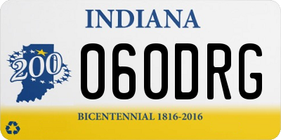 IN license plate 060DRG