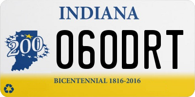 IN license plate 060DRT
