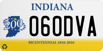 IN license plate 060DVA