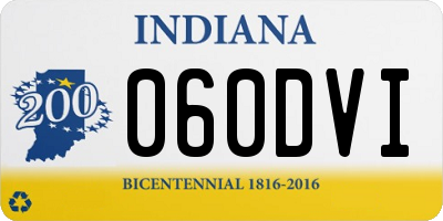 IN license plate 060DVI
