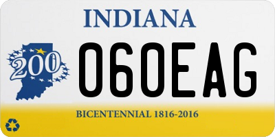 IN license plate 060EAG