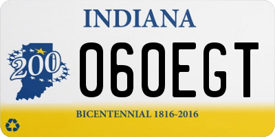 IN license plate 060EGT
