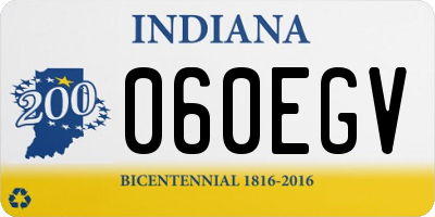IN license plate 060EGV