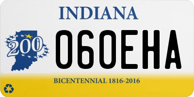 IN license plate 060EHA