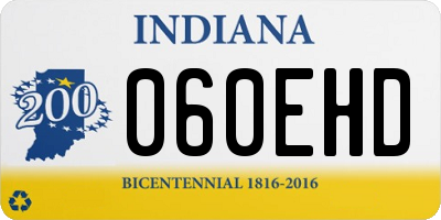 IN license plate 060EHD