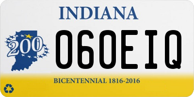 IN license plate 060EIQ