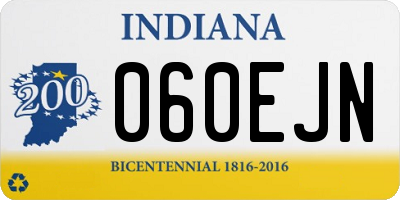 IN license plate 060EJN