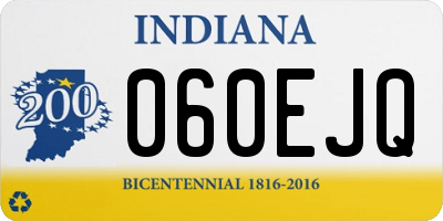 IN license plate 060EJQ
