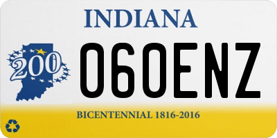 IN license plate 060ENZ