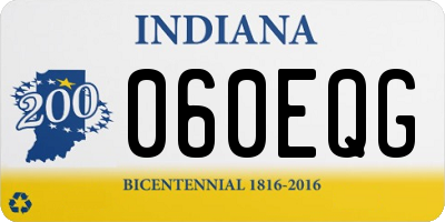 IN license plate 060EQG