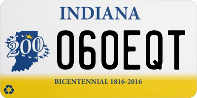 IN license plate 060EQT