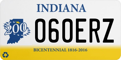 IN license plate 060ERZ