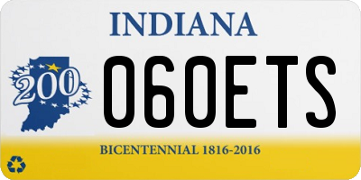 IN license plate 060ETS