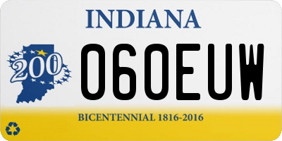 IN license plate 060EUW
