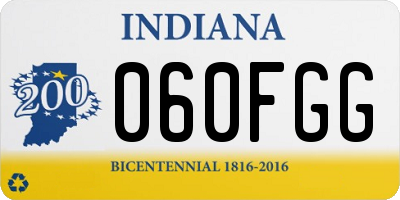 IN license plate 060FGG