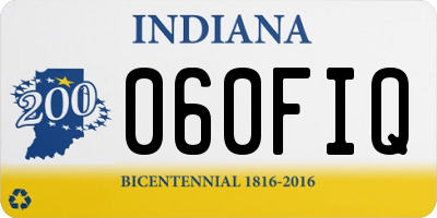 IN license plate 060FIQ