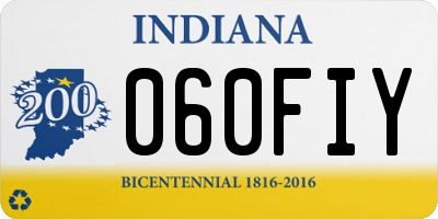 IN license plate 060FIY