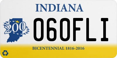 IN license plate 060FLI