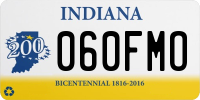 IN license plate 060FMO