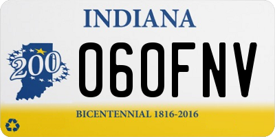 IN license plate 060FNV