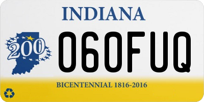IN license plate 060FUQ