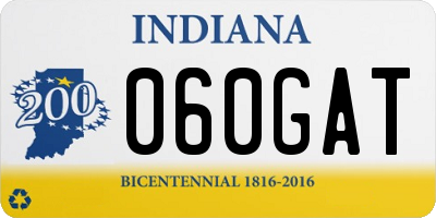 IN license plate 060GAT