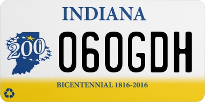 IN license plate 060GDH