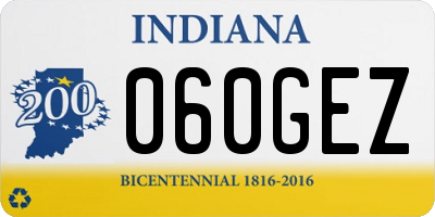 IN license plate 060GEZ