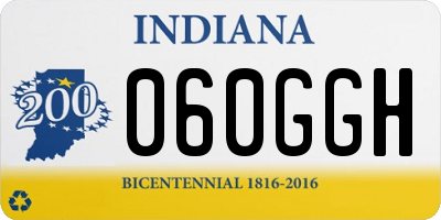 IN license plate 060GGH