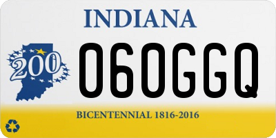 IN license plate 060GGQ