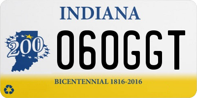 IN license plate 060GGT