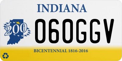 IN license plate 060GGV