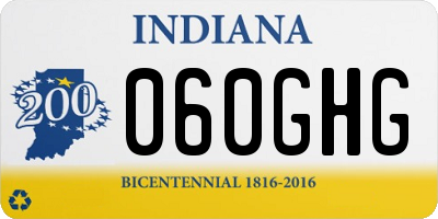 IN license plate 060GHG