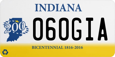 IN license plate 060GIA