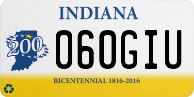 IN license plate 060GIU