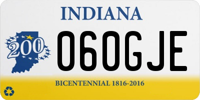 IN license plate 060GJE