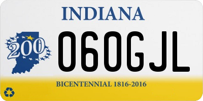 IN license plate 060GJL