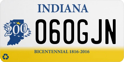 IN license plate 060GJN
