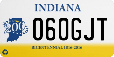 IN license plate 060GJT
